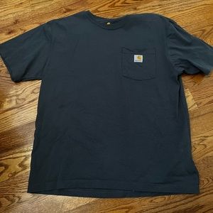 Blue carhartt tshirt